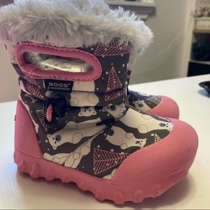 Baby Bogs Bears Dark Grey